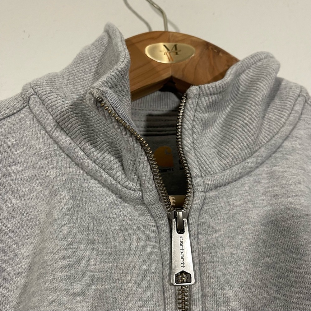 Carhartt Full Zip Sweatshirt High Neck Fleece Lined - Picture 11 of 16